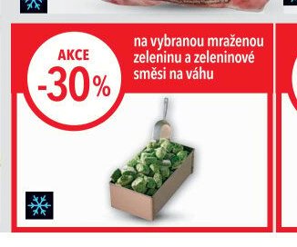 Mražená zelenina a zeleninové směsi