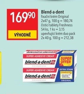 Blend-a-dent fixační krém