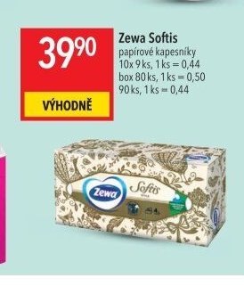 Zewa Softis papírové kapesníky