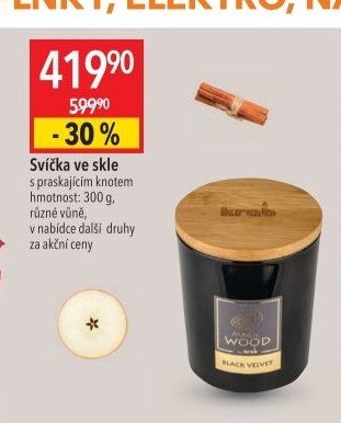 Svíčka ve skle