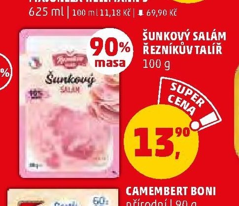 Šunkový salám Řezníkův talíř 100 g