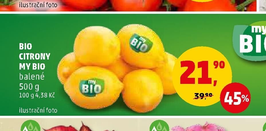 BIO CITRONY MY BIO balené