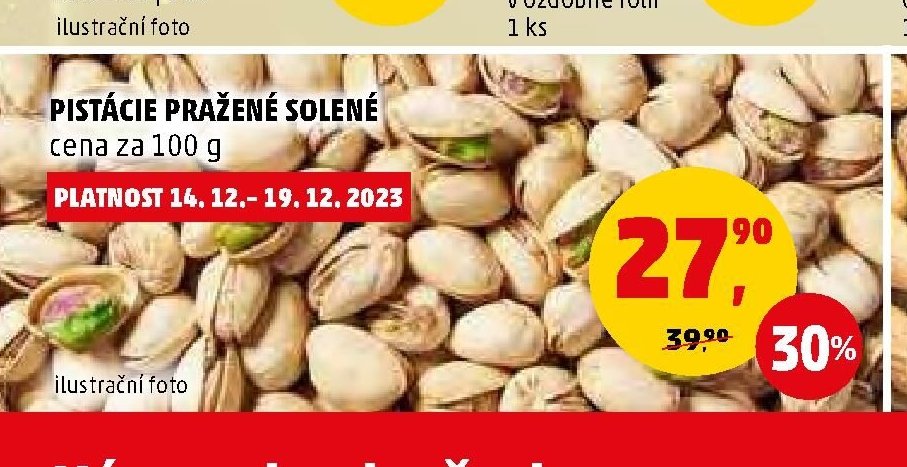 PISTÁCIE PRAŽENÉ SOLENÉ
