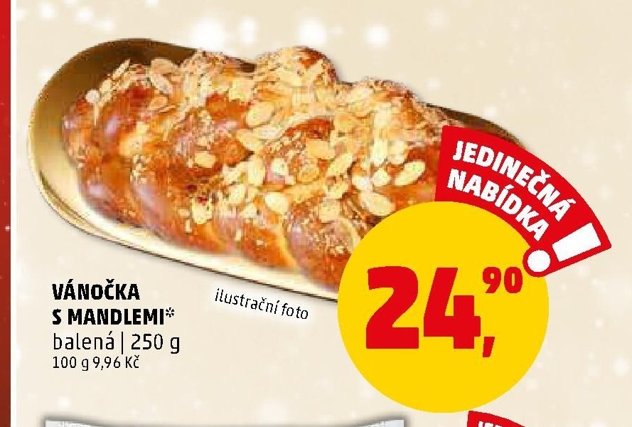 VÁNOČKA S MANDLEMI