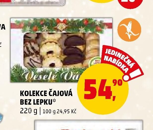 KOLEKCE ČAJOVÁ BEZ LEPKU