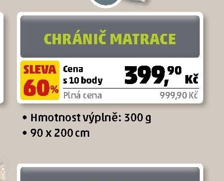 Chránič matrace