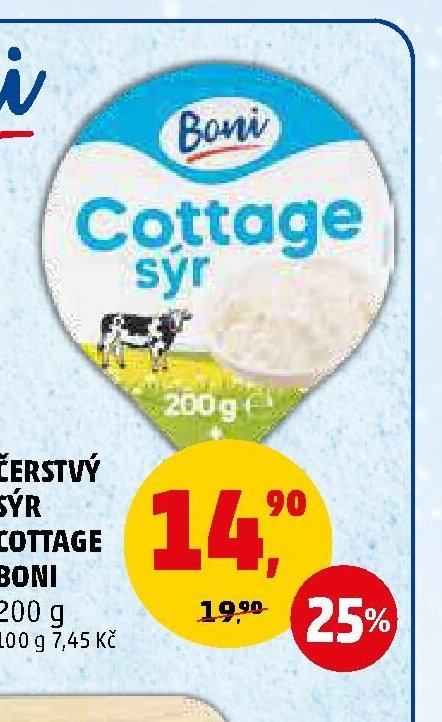 ČERSTVÝ SÝR COTTAGE BONI