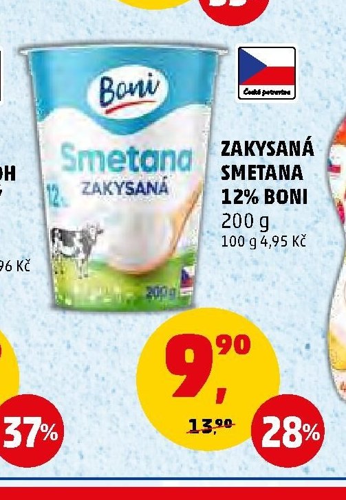 ZAKYSANÁ SMETANA 12% BONI