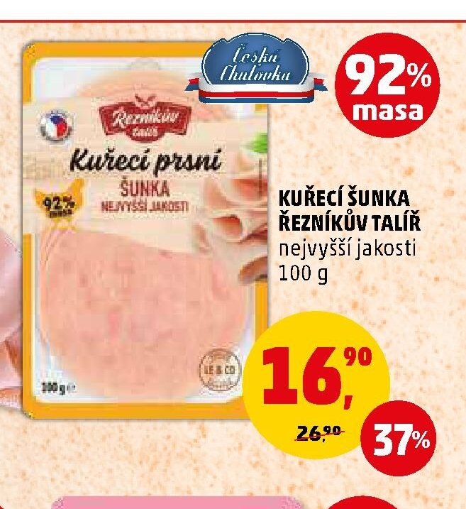 KUŘECÍ ŠUNKA ŘEZNÍKŮV TALÍŘ