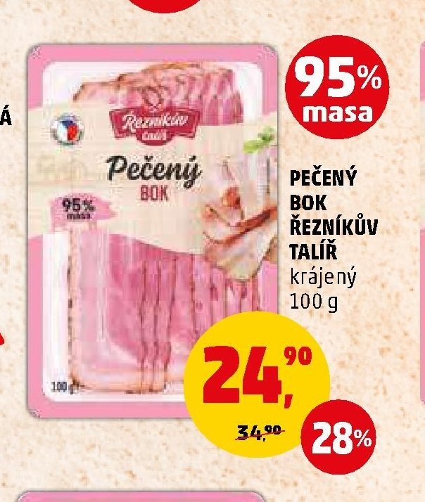 PEČENÝ BOK ŘEZNÍKŮV TALÍŘ