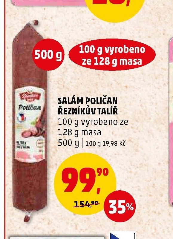 SALÁM POLIČAN ŘEZNÍKŮV TALÍŘ