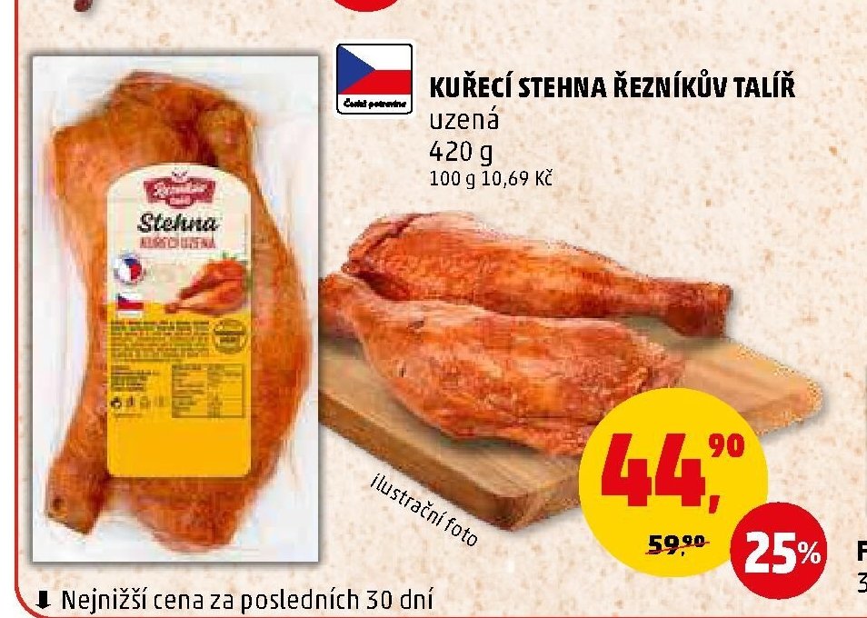 KUŘECÍ STEHNA ŘEZNÍKŮV TALÍŘ