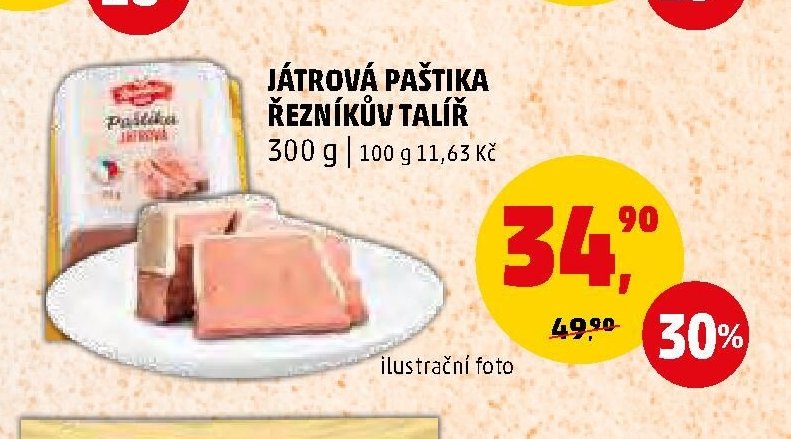 JÁTROVÁ PAŠTIKA ŘEZNÍKŮV TALÍŘ