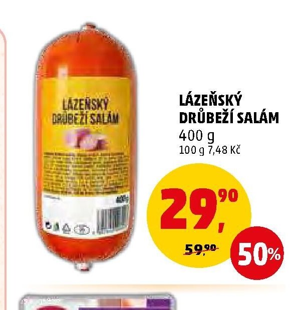 LÁZEŇSKÝ DRŮBEŽÍ SALÁM 400 g
