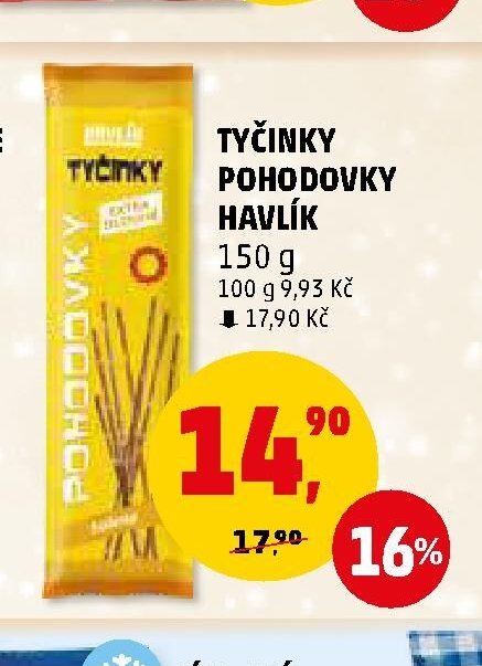 Tyčinky Pohodovky Havlík
