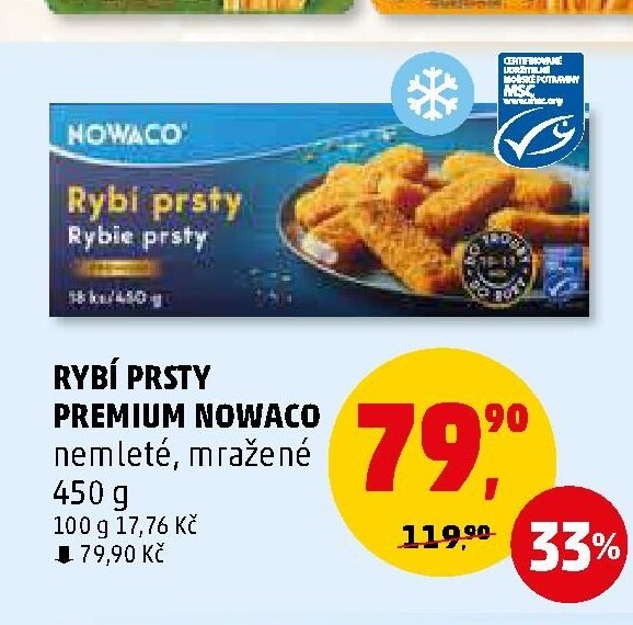 Rybí prsty Premium Nowaco