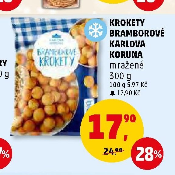Krokety bramborové Karlova Koruna