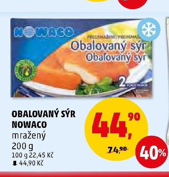 Obalovaný sýr Nowaco
