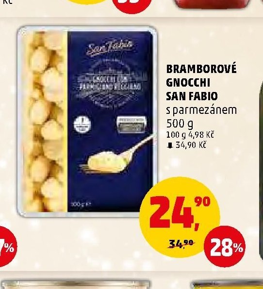 Bramborové gnocchi San Fabio