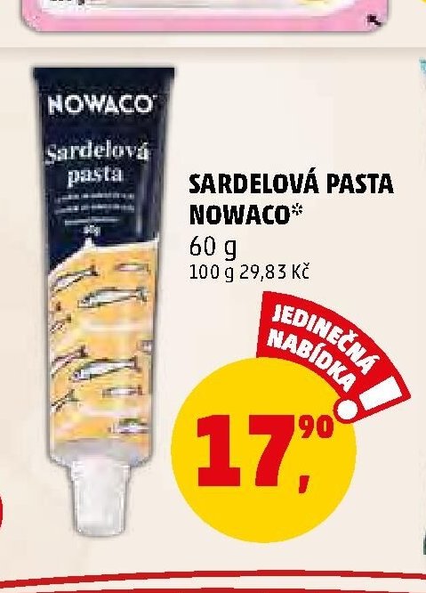 SARDELOVÁ PASTA NOWACO
