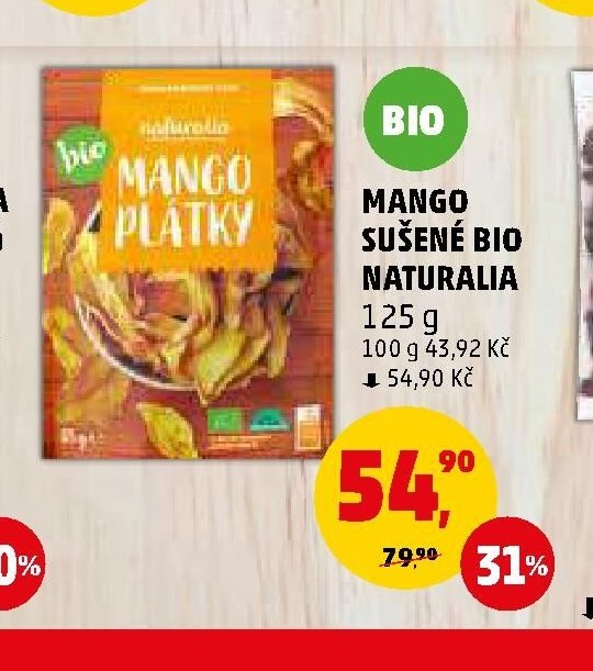 MANGO SUŠENÉ BIO NATURALIA