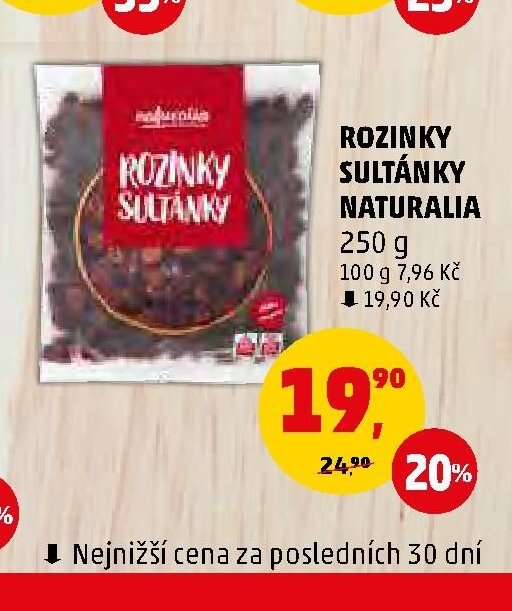 ROZINKY SULTÁNKY NATURALIA