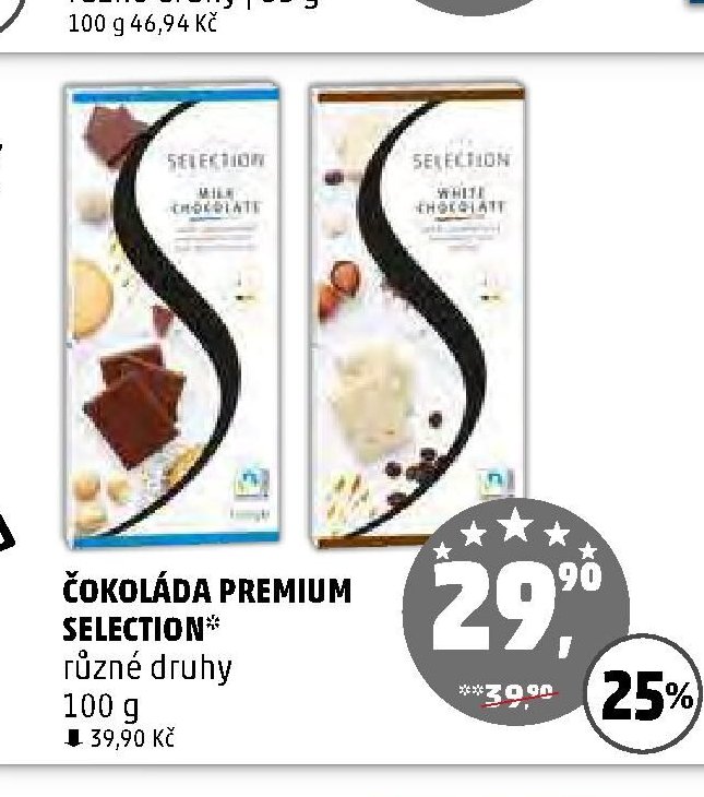 ČOKOLÁDA PREMIUM SELECTION*