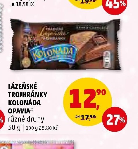 LÁZEŇSKÉ TROJHRÁNKY KOLONÁDA OPAVIA
