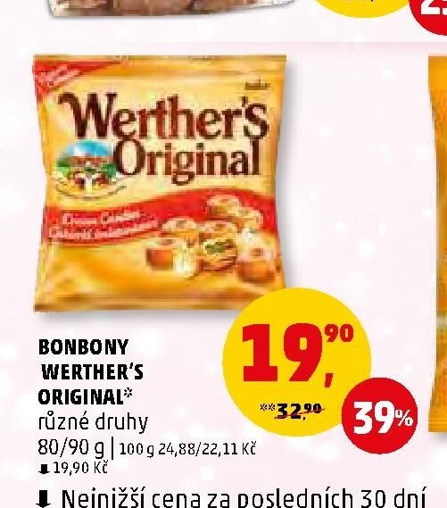 BONBONY WERTHER'S ORIGINAL