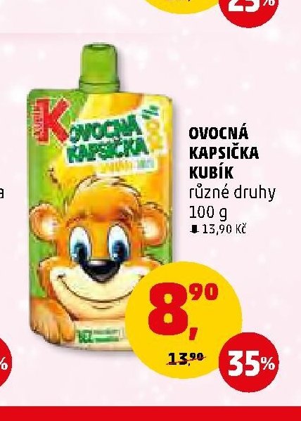 OVOCNÁ KAPSIČKA KUBÍK