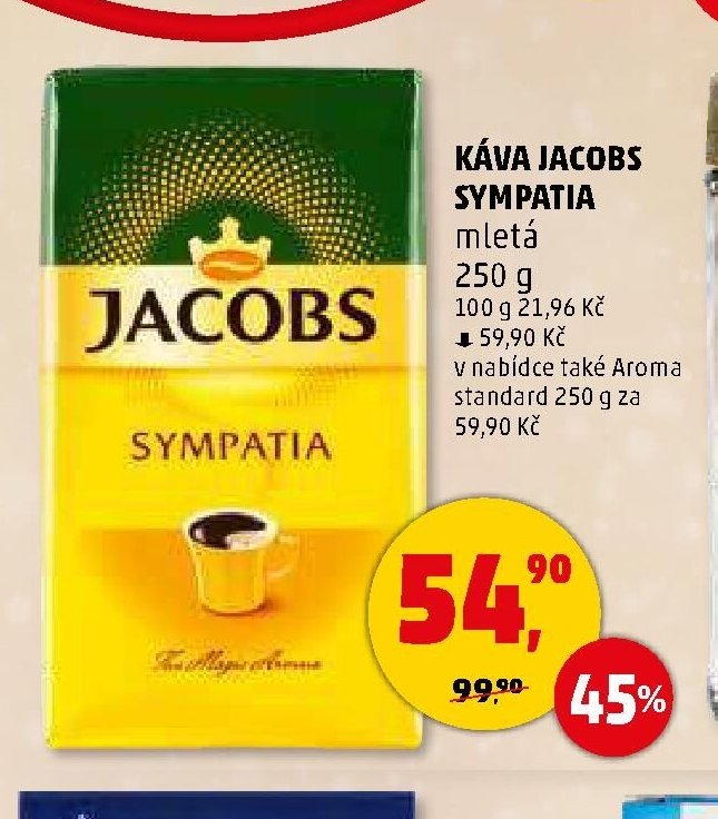 KÁVA JACOBS SYMPATIA
