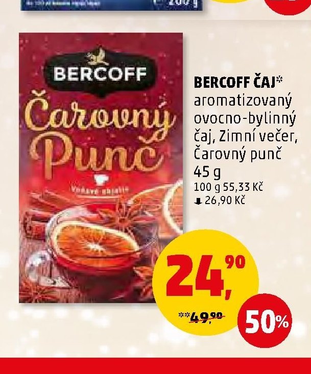 BERCOFF ČAJ Čarovný Punč