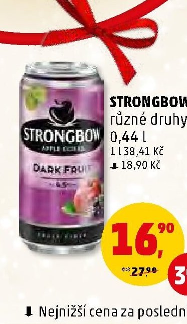 Strongbow různé druhy 0,44 l