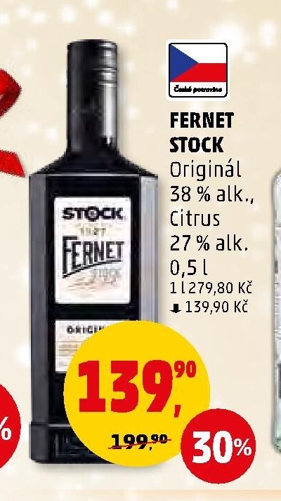 Fernet Stock Original/Citrus