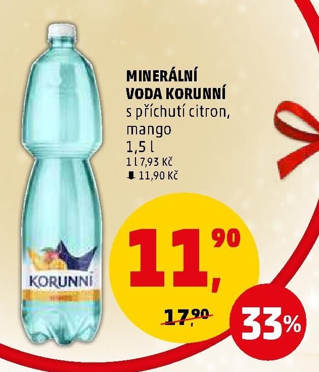 MINERÁLNÍ VODA KORUNNÍ