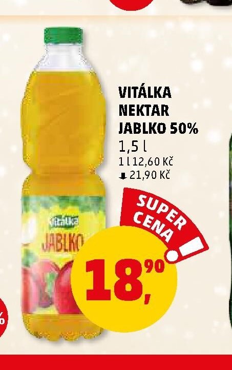 VITÁLKA NEKTAR JABLKO 50%
