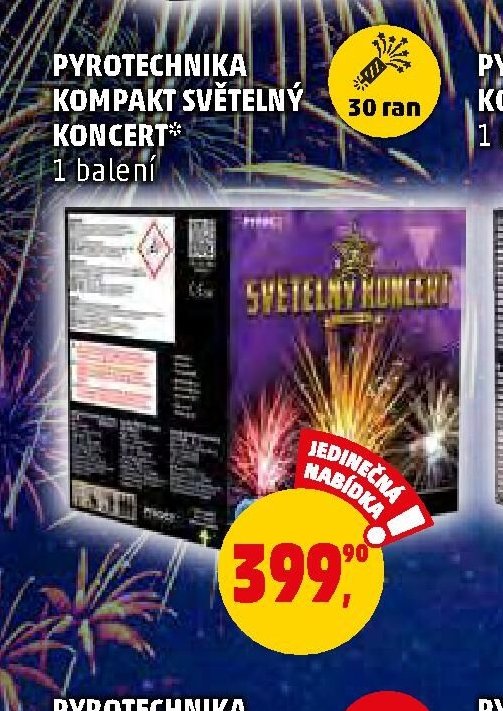 PYROTECHNIKA KOMPAKT SVĚTELNÝ KONCERT*