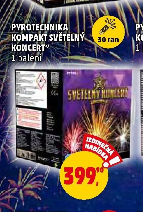 PYROTECHNIKA KOMPAKT SVĚTELNÝ KONCERT