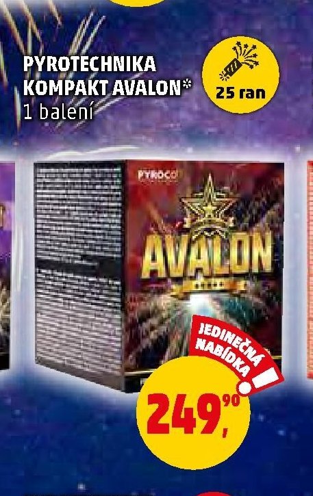 PYROTECHNIKA KOMPAKT AVALON
