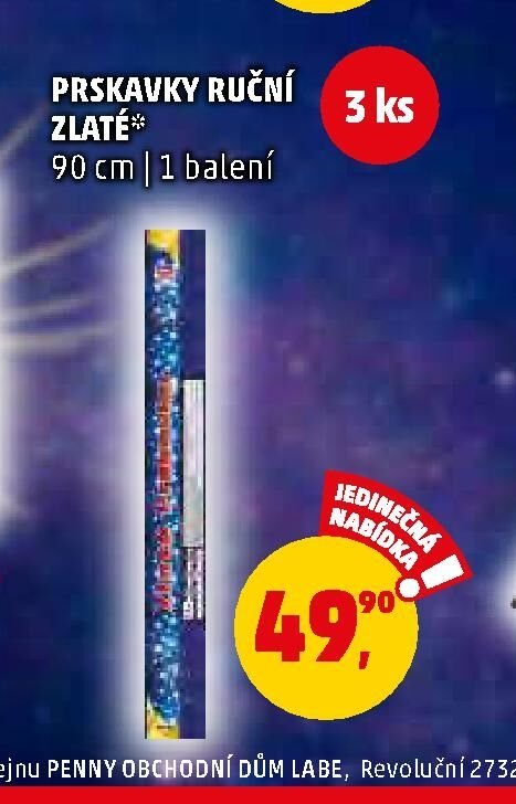 PRSKAVKY RUČNÍ ZLATÉ