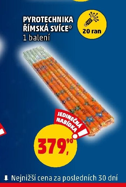PYROTECHNIKA ŘÍMSKÁ SVÍCE