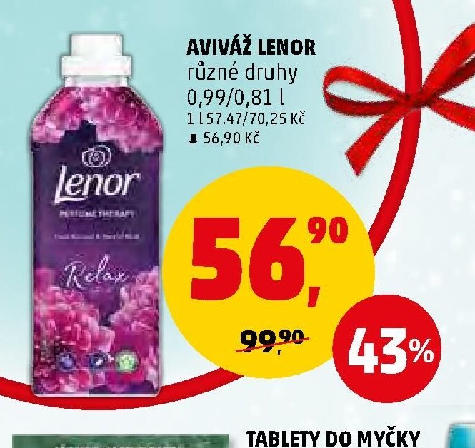 AVIVÁŽ LENOR různé druhy