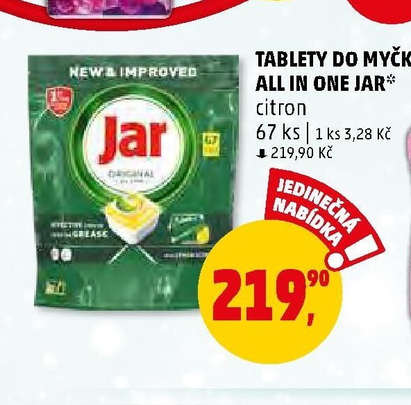 TABLETY DO MYČKY ALL IN ONE JAR* citron