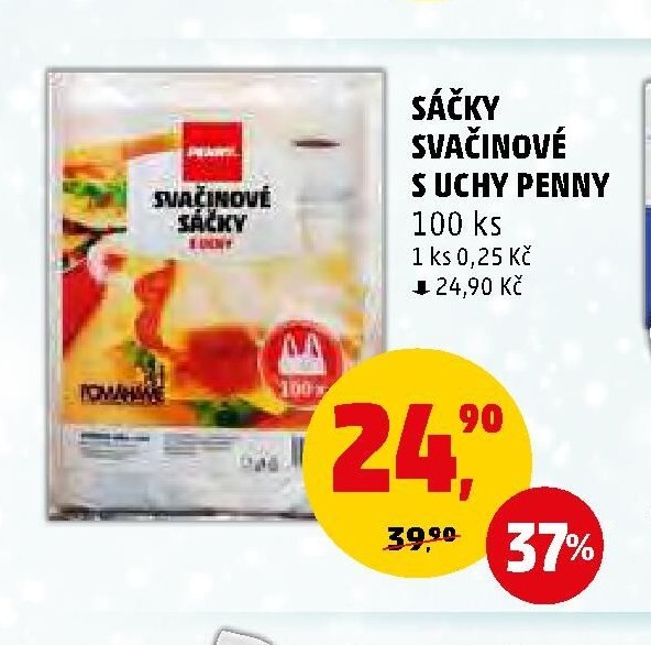 SÁČKY SVAČINOVÉ S UCHY PENNY