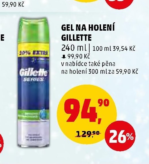 GEL NA HOLENÍ GILLETTE