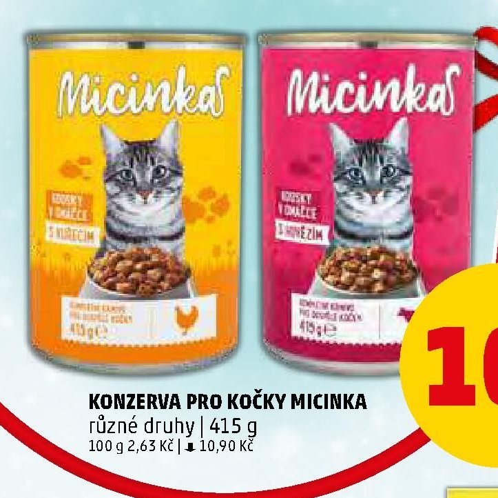 KONZERVA PRO KOČKY MICINKA