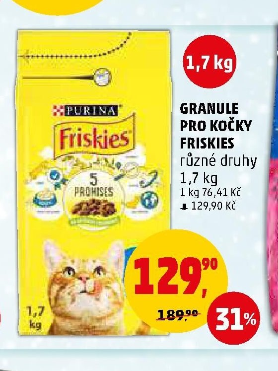 GRANULE PRO KOČKY FRISKIES
