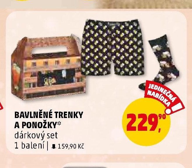 BAVLNĚNÉ TRENKY A PONOŽKY*