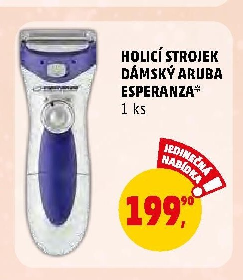 HOLICÍ STROJEK DÁMSKÝ ARUBA ESPERANZA*