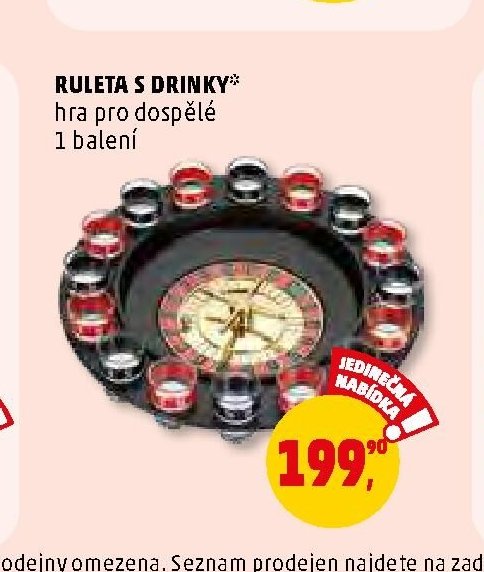 RULETA S DRINKY